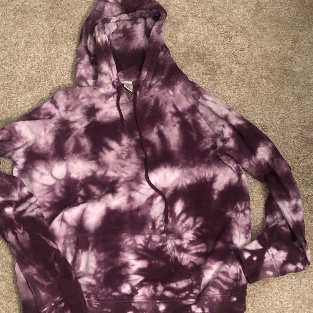 Purple Tie dye Hoodie